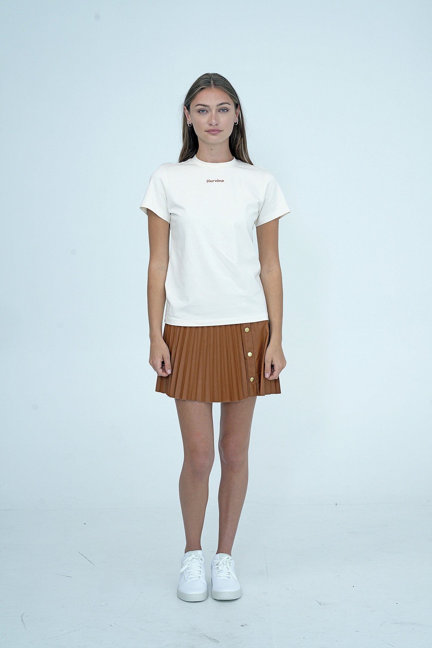 Unisex Marseille Logo Embroidered T-Shirt Ivory