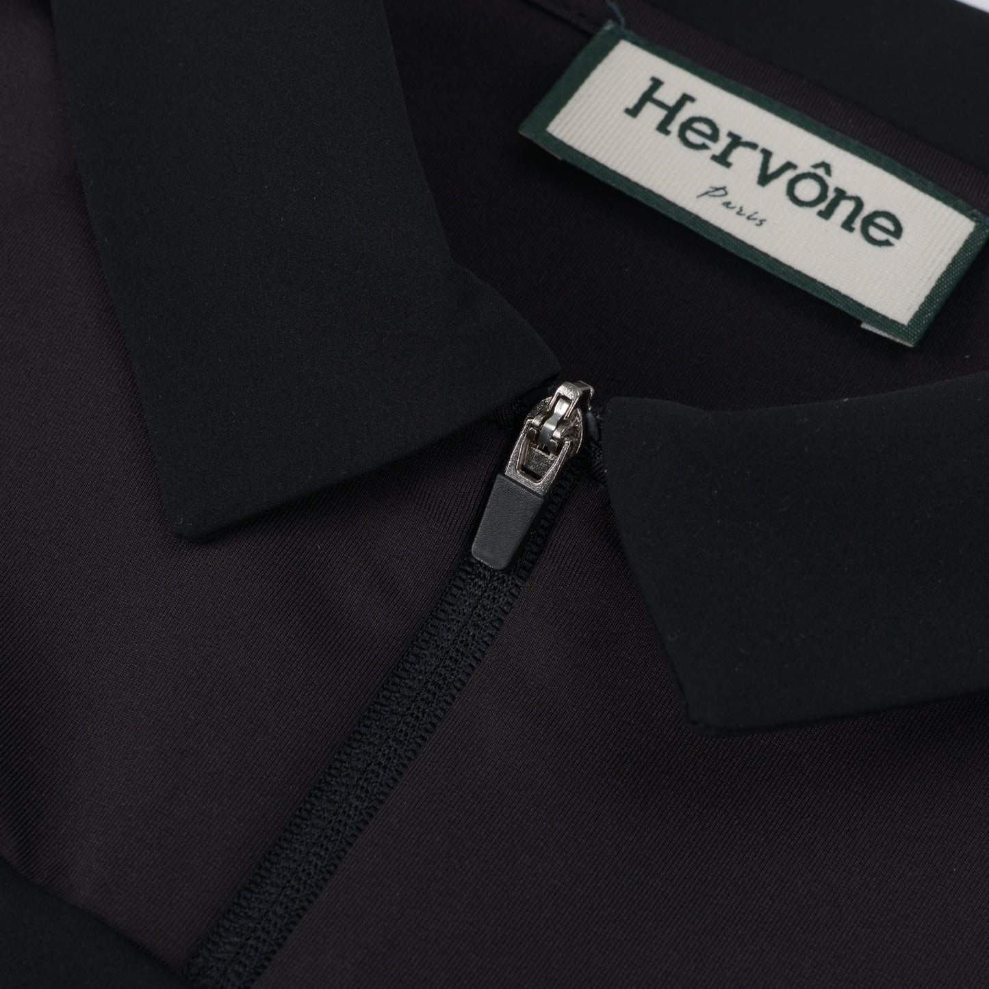 Women's Renoir Long Sleeves Polo Shirt Black