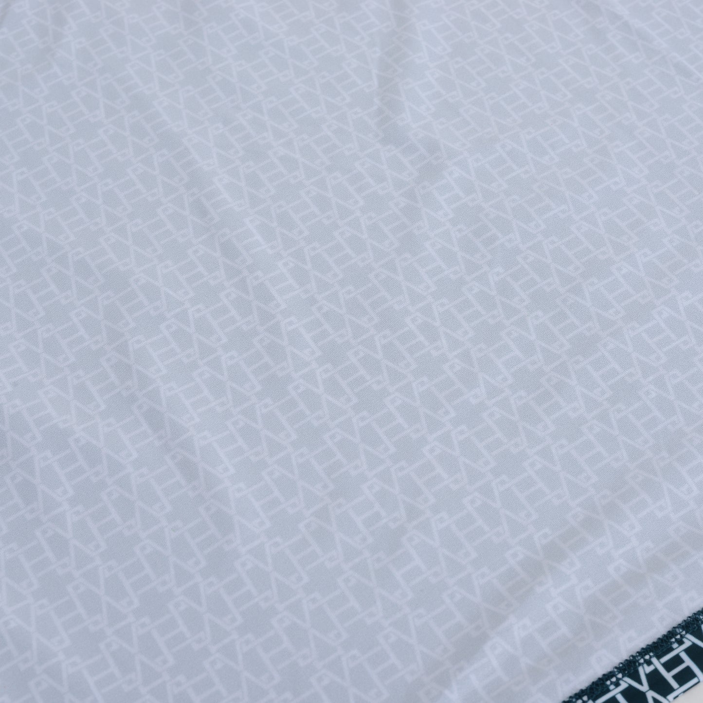 Men's Creed HV Logo Pattern Polo Shirt D.GREEN