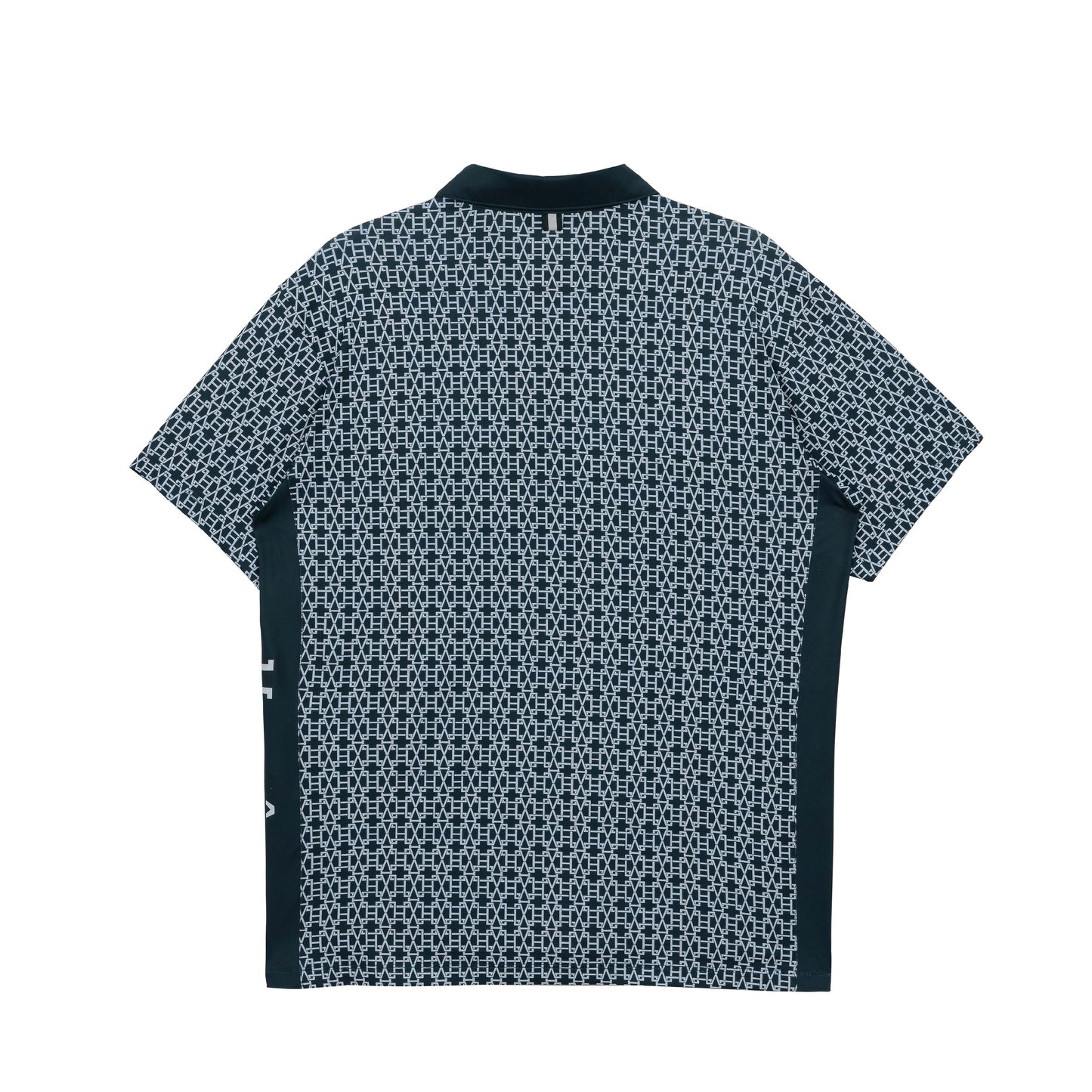 Men's Creed HV Logo Pattern Polo Shirt D.GREEN