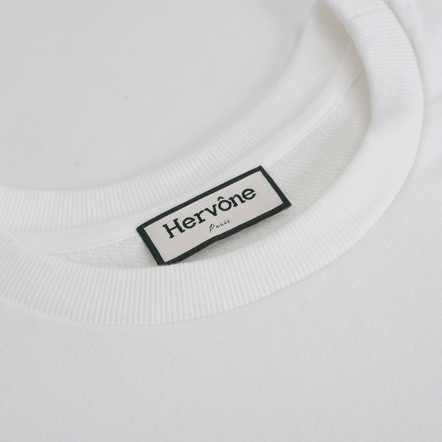 Hervone 유니섹스 아르센 크루넥 셔츠 WHITE(IVORY)
