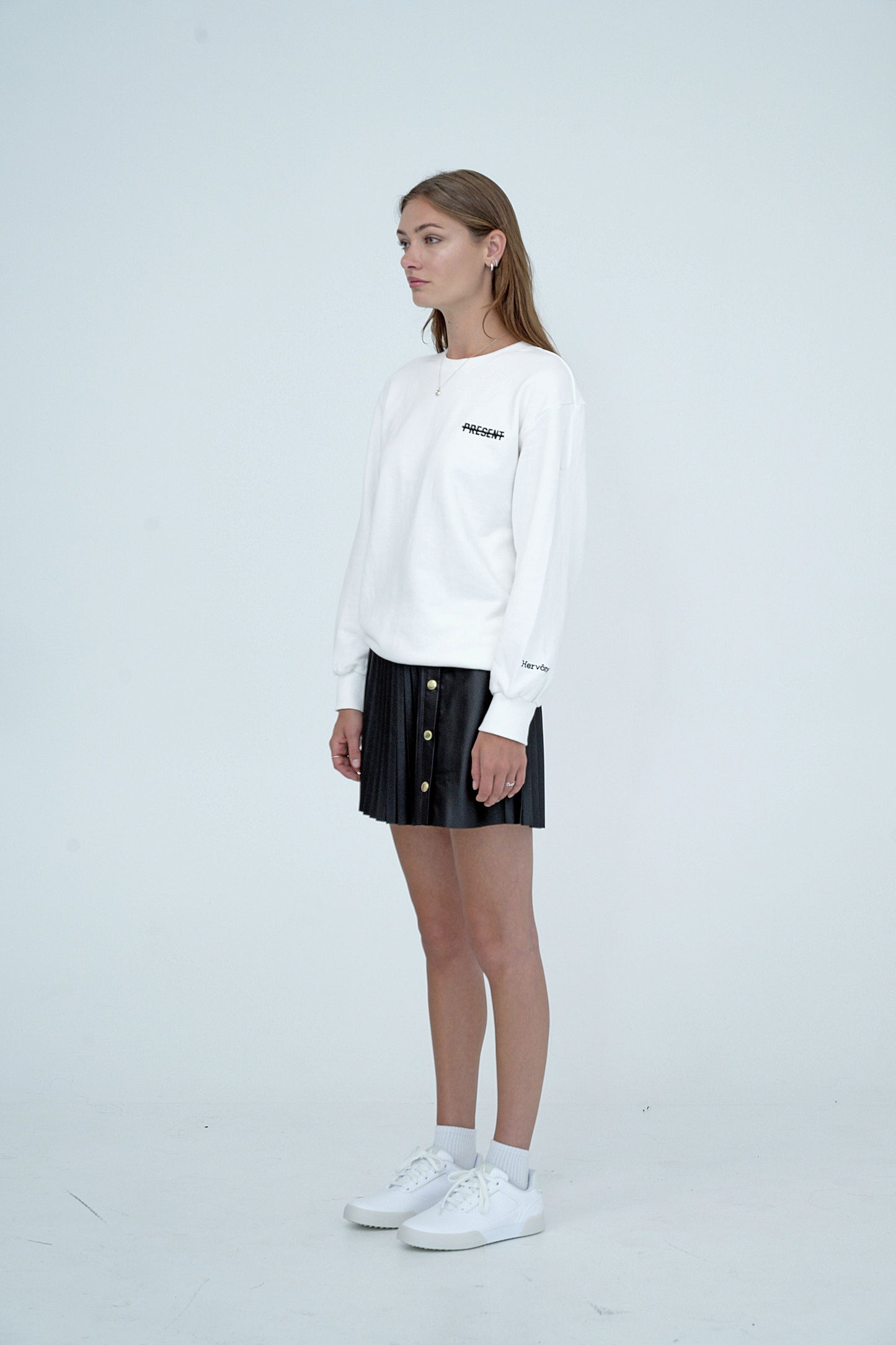 Hervone 유니섹스 아르센 크루넥 셔츠 WHITE(IVORY)
