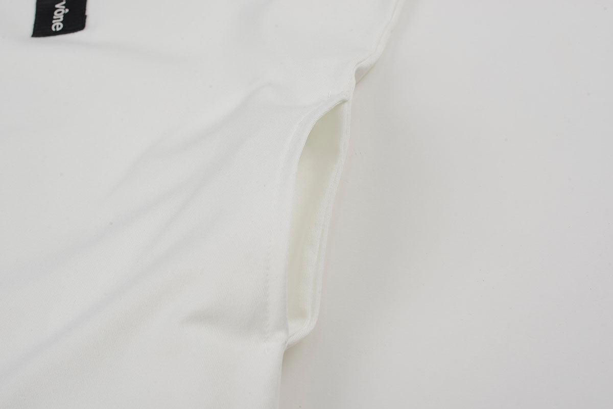 Women's Celine Asymmetric Collar Dress WHITE