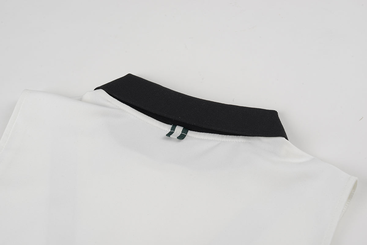 Women's Celine Asymmetric Collar Dress WHITE