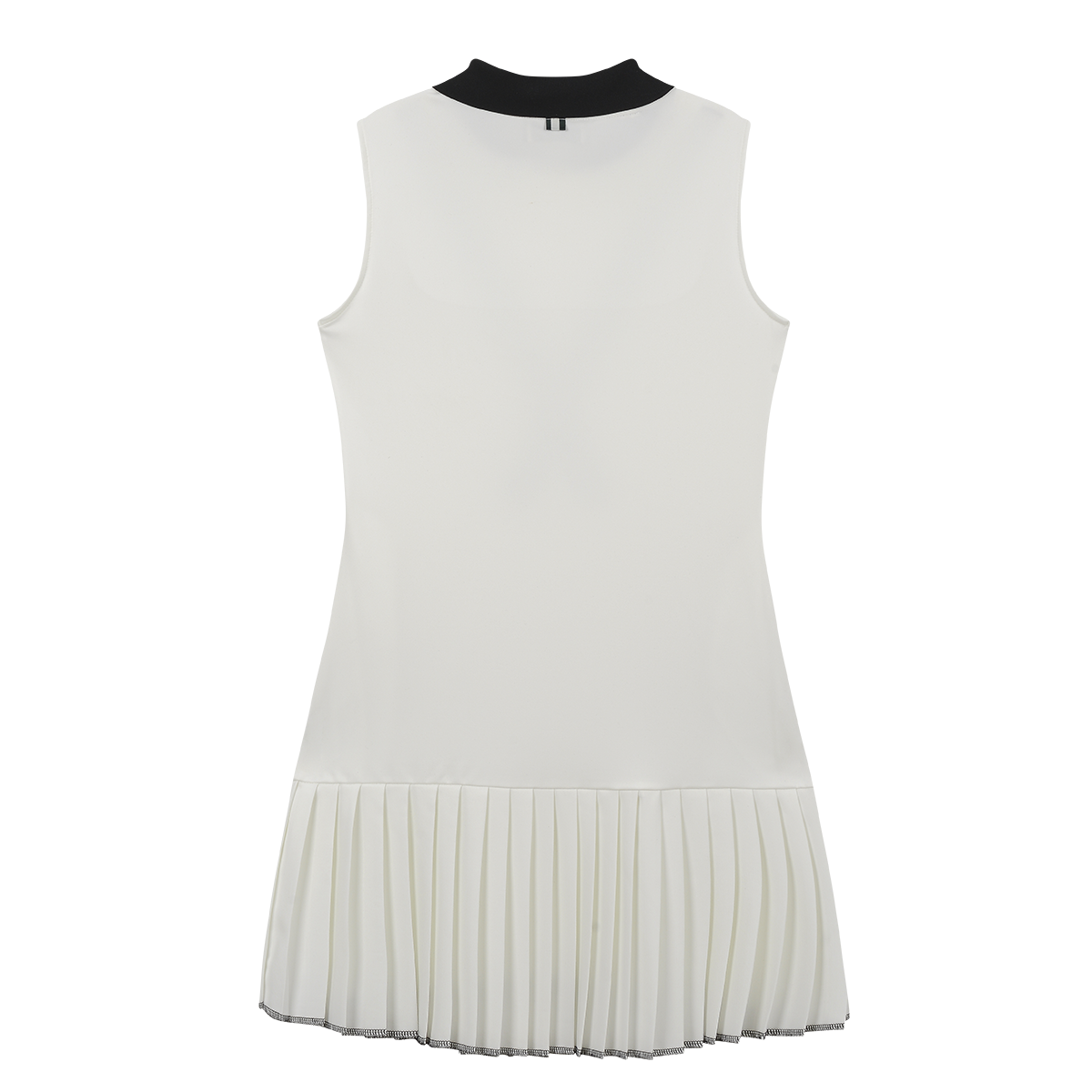 Women's Celine Asymmetric Collar Dress WHITE