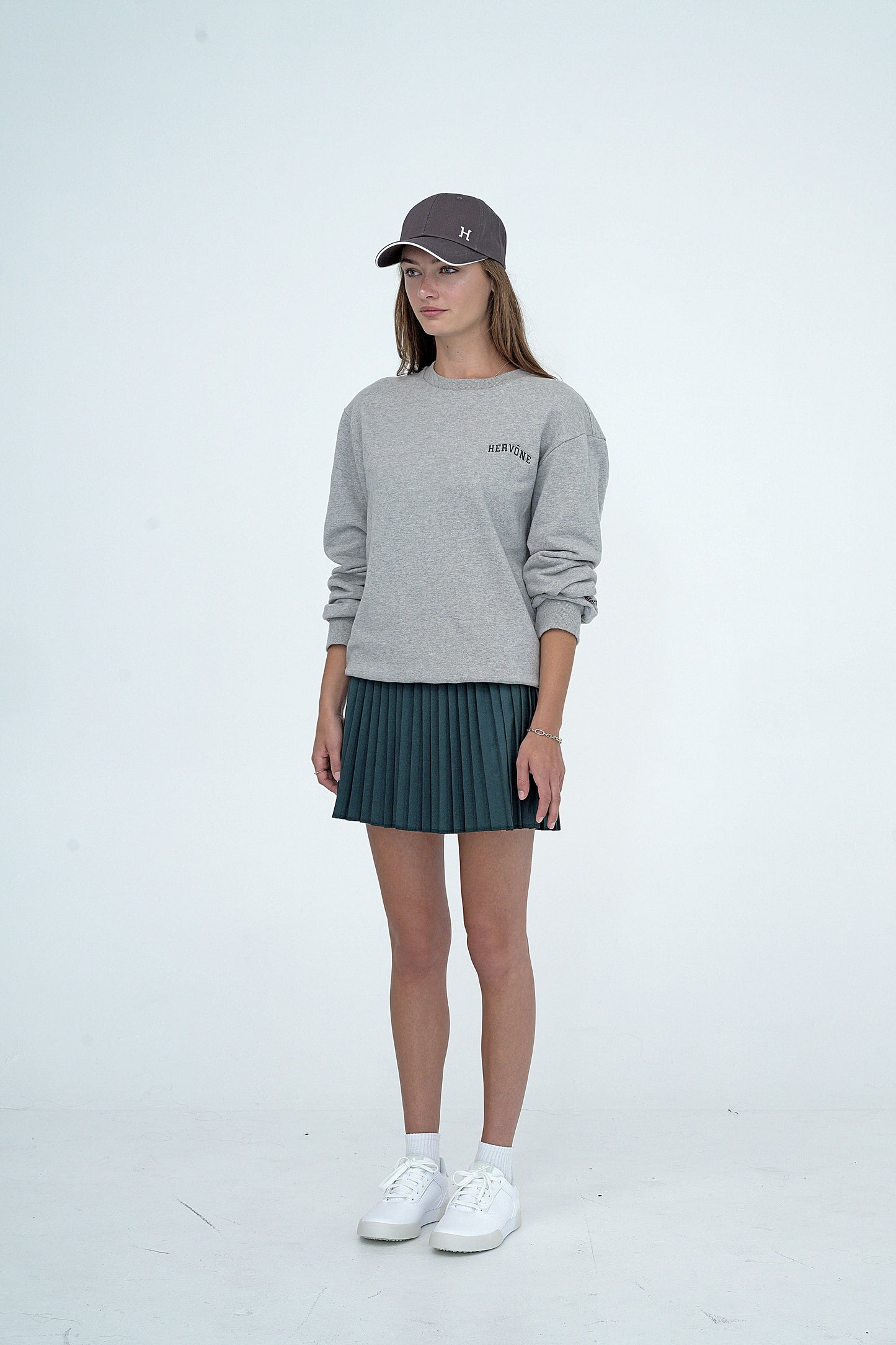 Women's Ella Jersey Skirts D.GREEN (version.2)