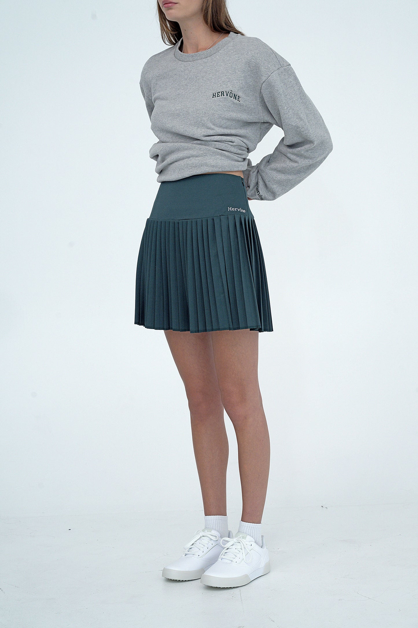 Women's Ella Jersey Skirts D.GREEN (version.2)