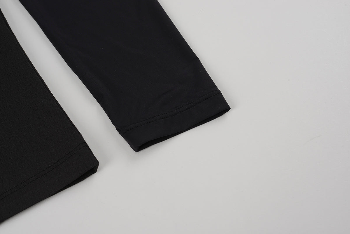 Women's Elise Sheer Half Neck Shirt BLACK