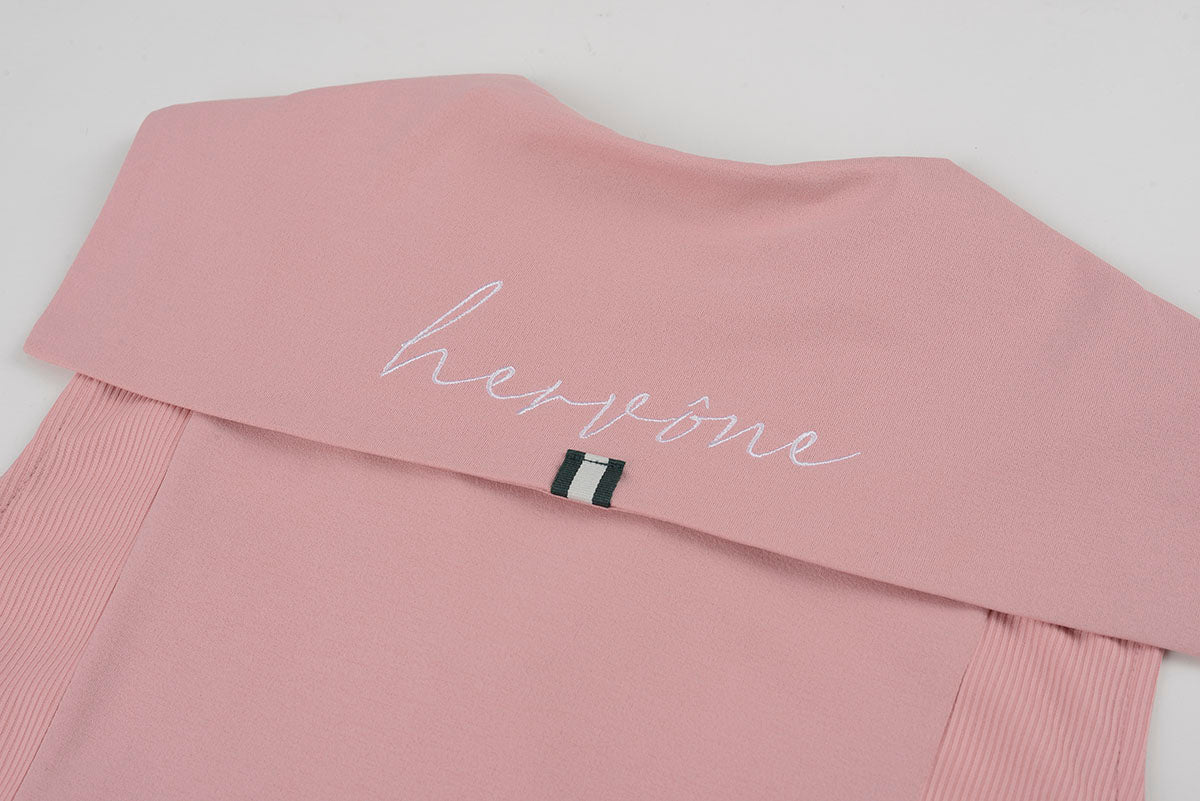 Women's Melody shawl Collar Sleeveless Top PINK