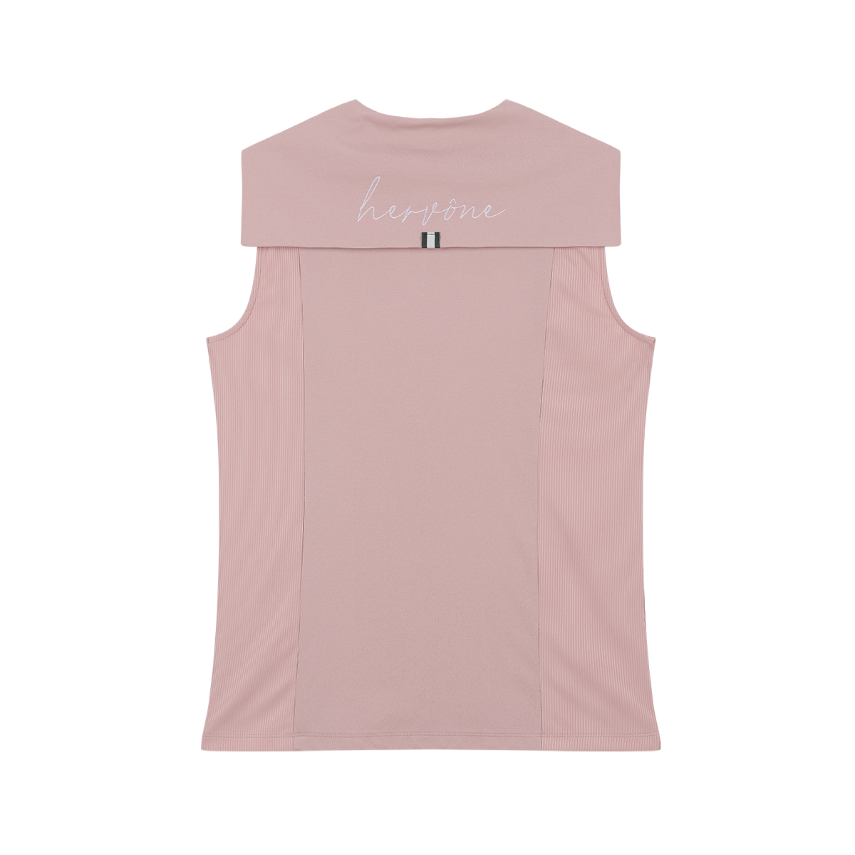 Women's Melody shawl Collar Sleeveless Top PINK