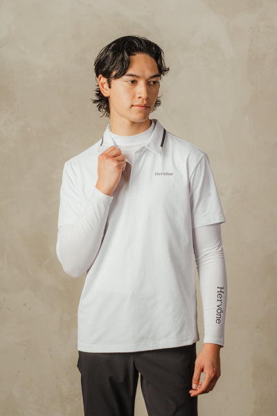 남성용 마티스 폴로 화이트