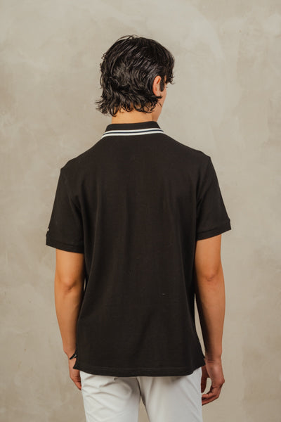 남성용 루이 폴로 티셔츠 블랙 (1+1) 이벤트