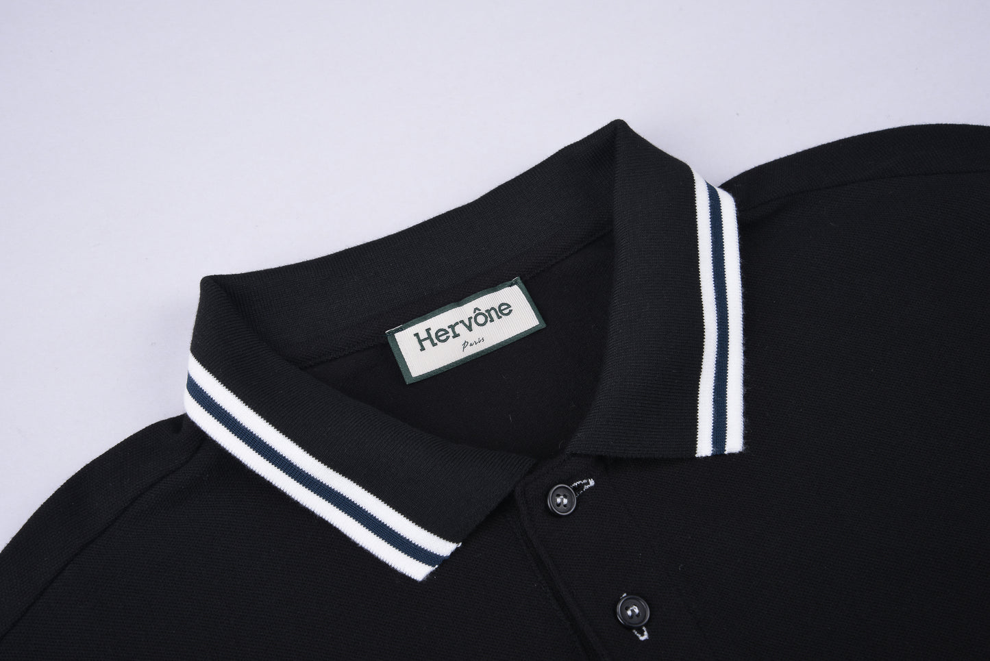 남성용 루이 폴로 티셔츠 블랙 (1+1) 이벤트