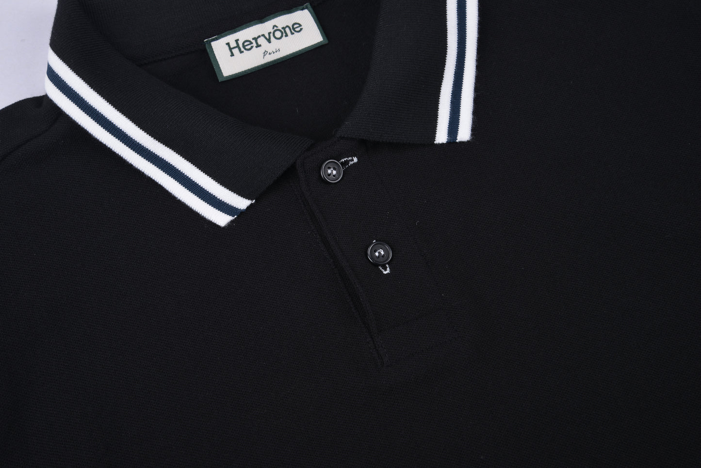 남성용 루이 폴로 티셔츠 블랙 (1+1) 이벤트