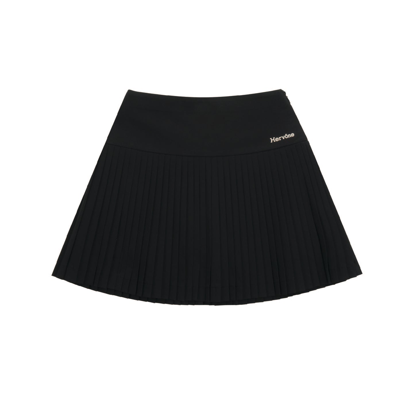 여성용 엘라 플리츠 스커트 블랙