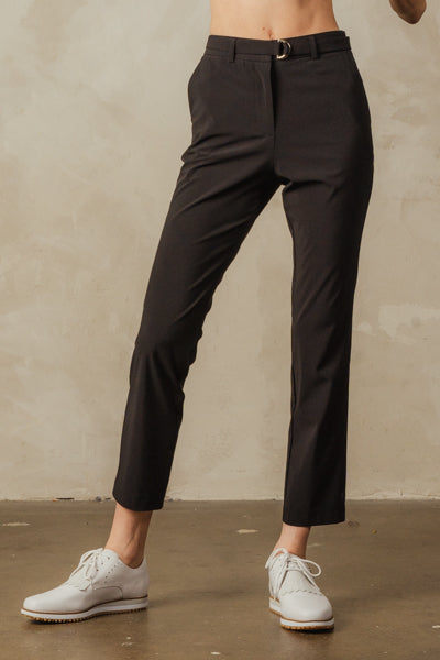 Women's Jeanne Belted Pants Black