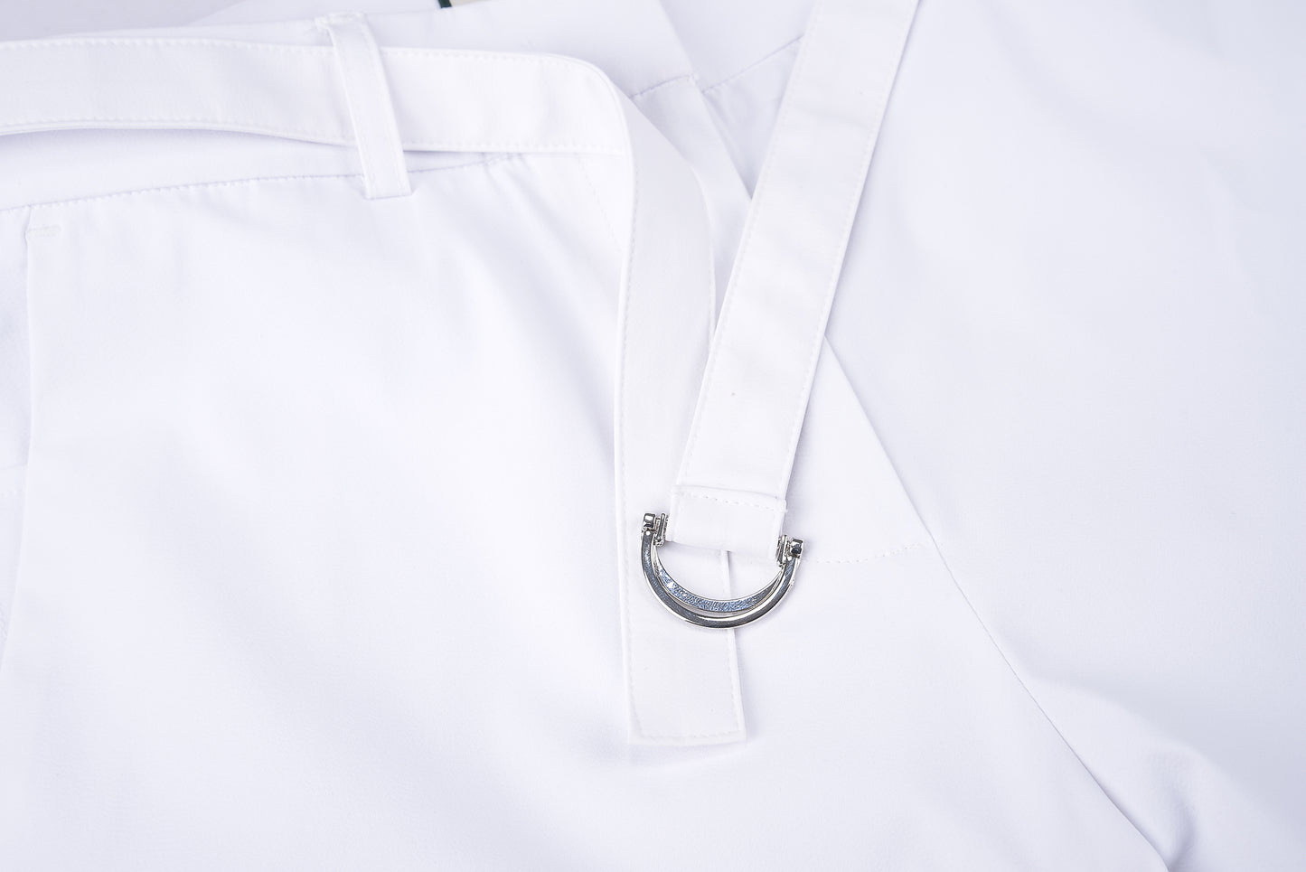 여성용 Jeanne 벨트 팬츠 화이트