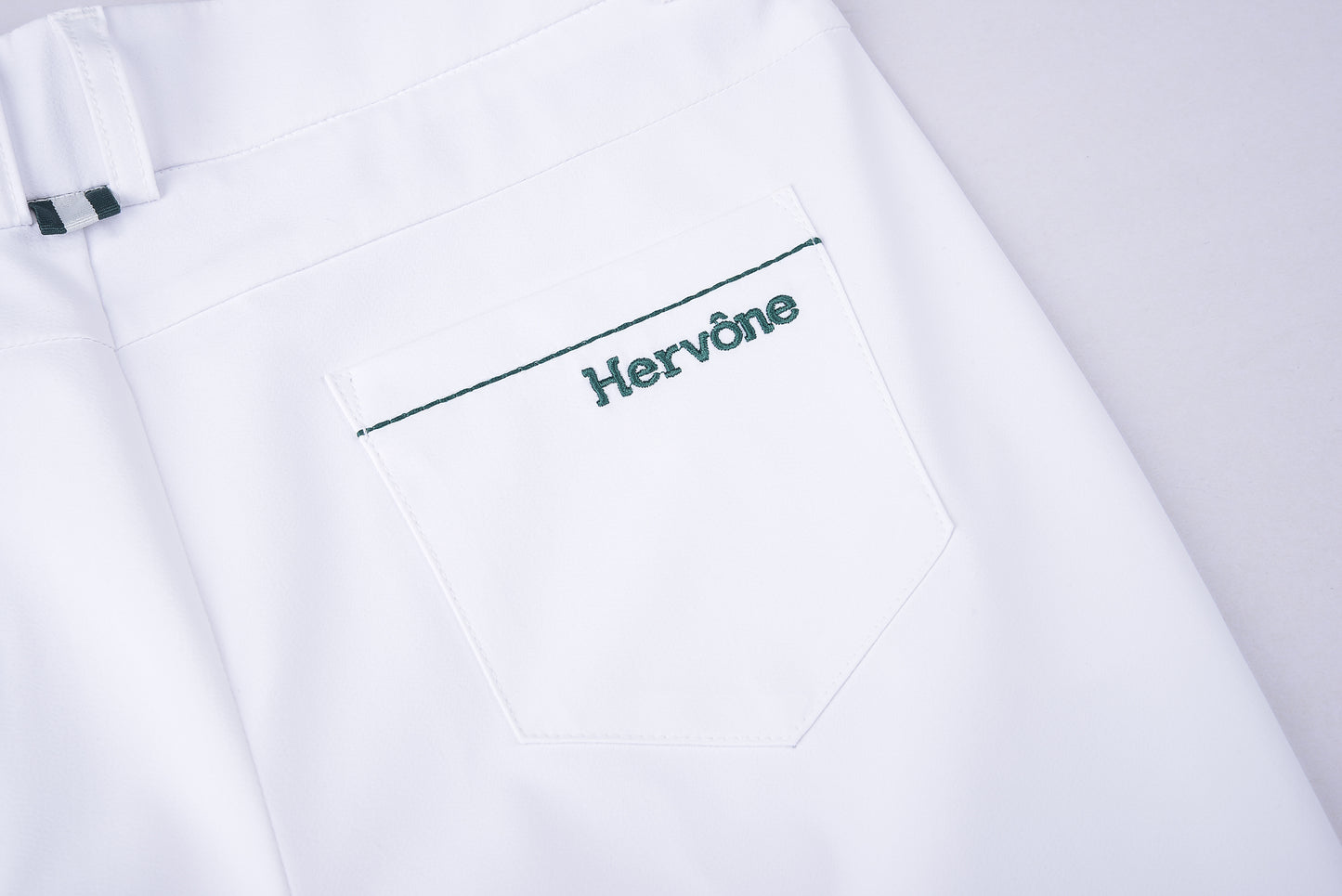 여성용 Jeanne 벨트 팬츠 화이트