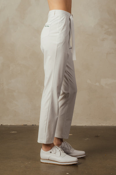 여성용 Jeanne 벨트 팬츠 화이트