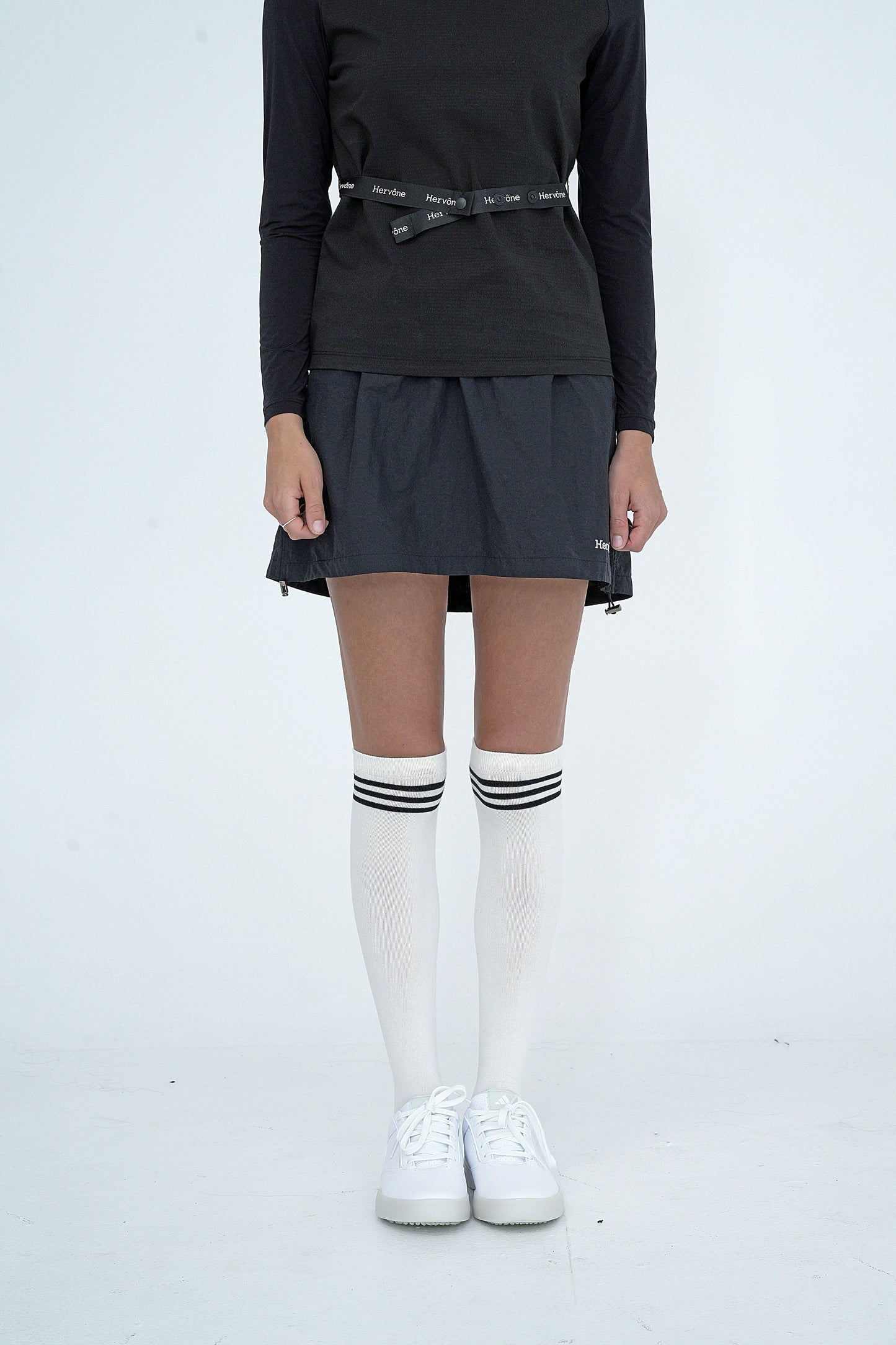 Women's Toulouse Woven String Skirt  BLACK