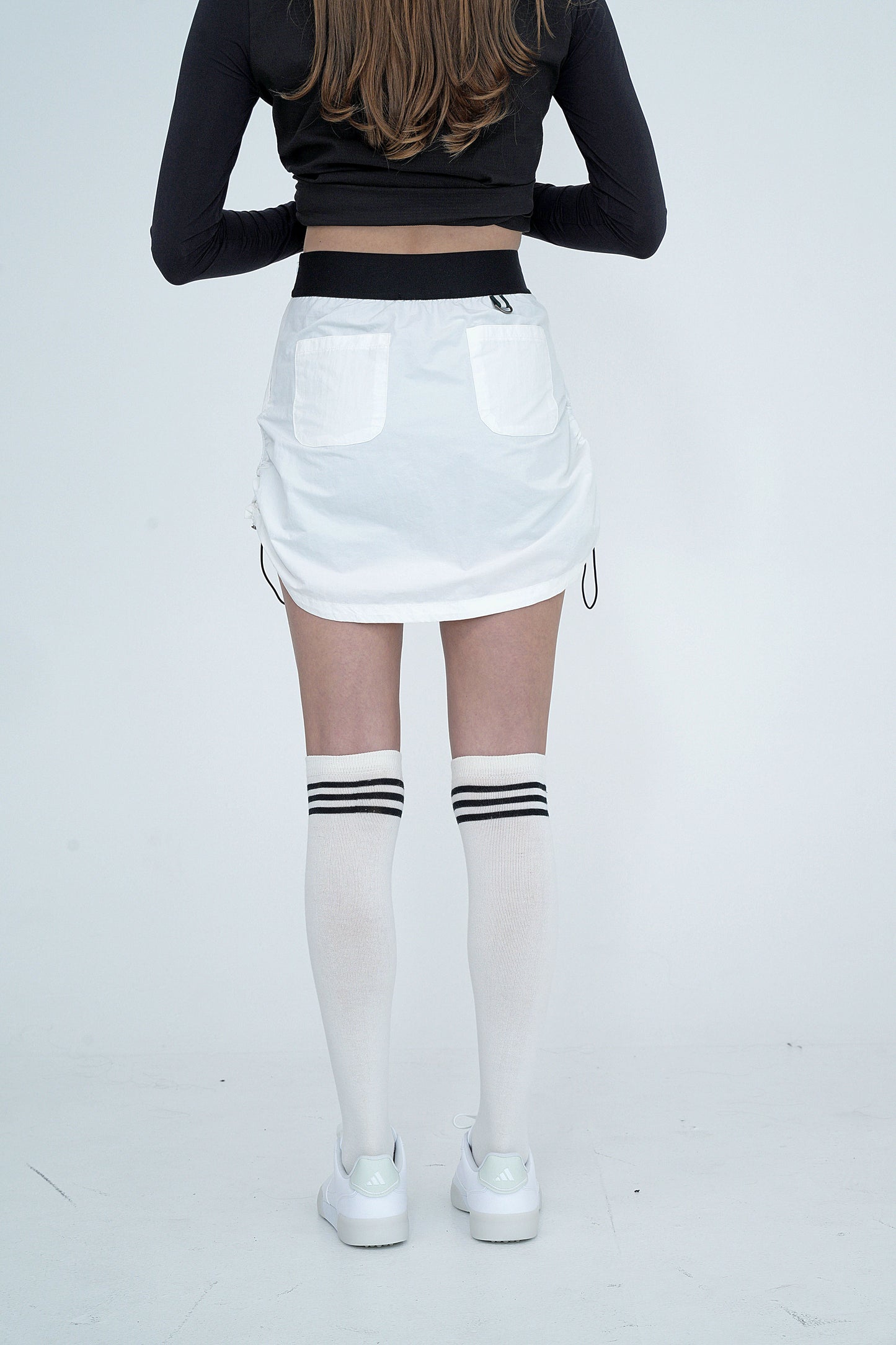 Women's Toulouse Woven String Skirt  BLACK
