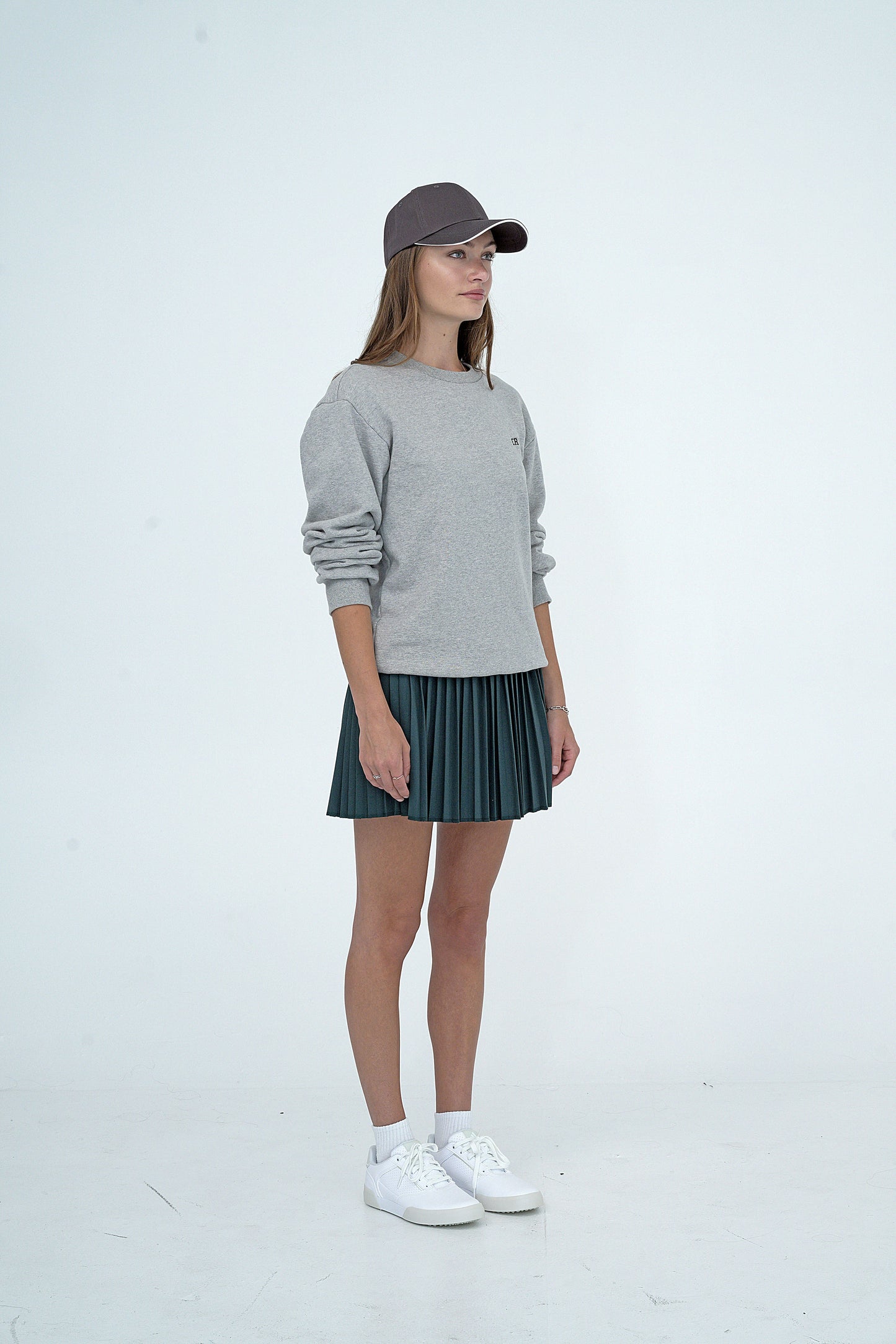 Women's Ella Jersey Skirts D.GREEN (version.2)