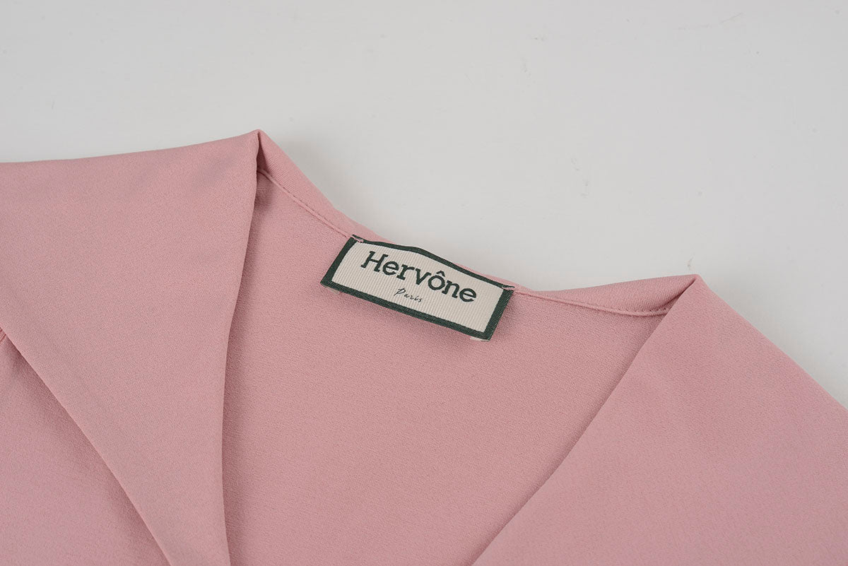 Women's Melody shawl Collar Sleeveless Top PINK